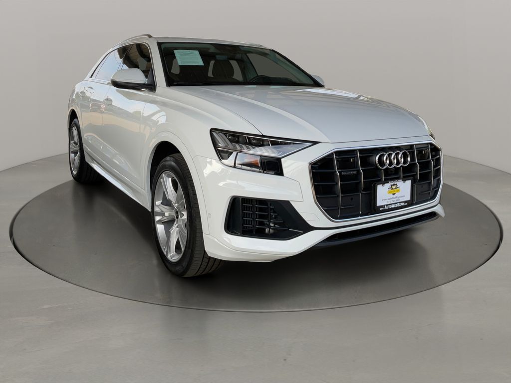 Carrara White 2023 Audi Q8 SUV / Crossover All-Wheel Drive 8-Speed Automatic