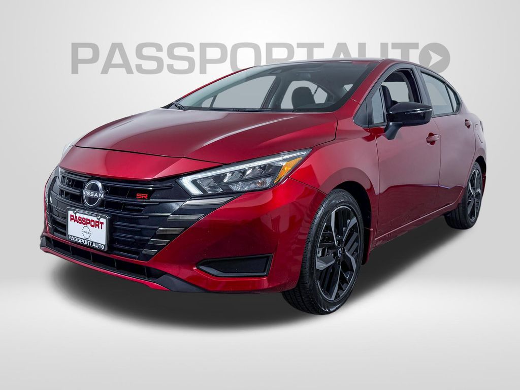 Red (Scarlet Ember Tintcoat) 2025 Nissan Versa SR FWD Sedan Front-Wheel Drive Continuously Variable Transmission