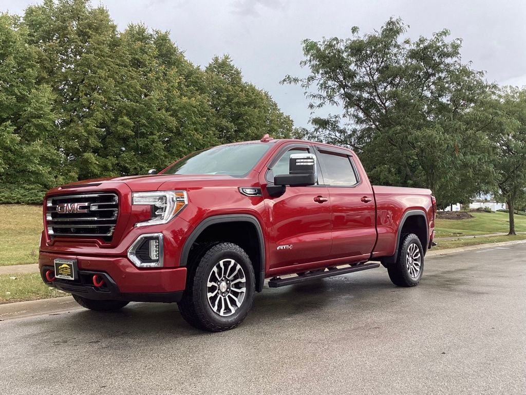Cayenne Red 2021 GMC Sierra 1500 Pickup Truck Four-Wheel Drive Automatic