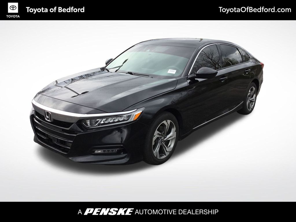 Crystal Black Pearl 2019 Honda Accord 1.5T EX FWD Sedan Front-Wheel Drive Continuously Variable Transmission