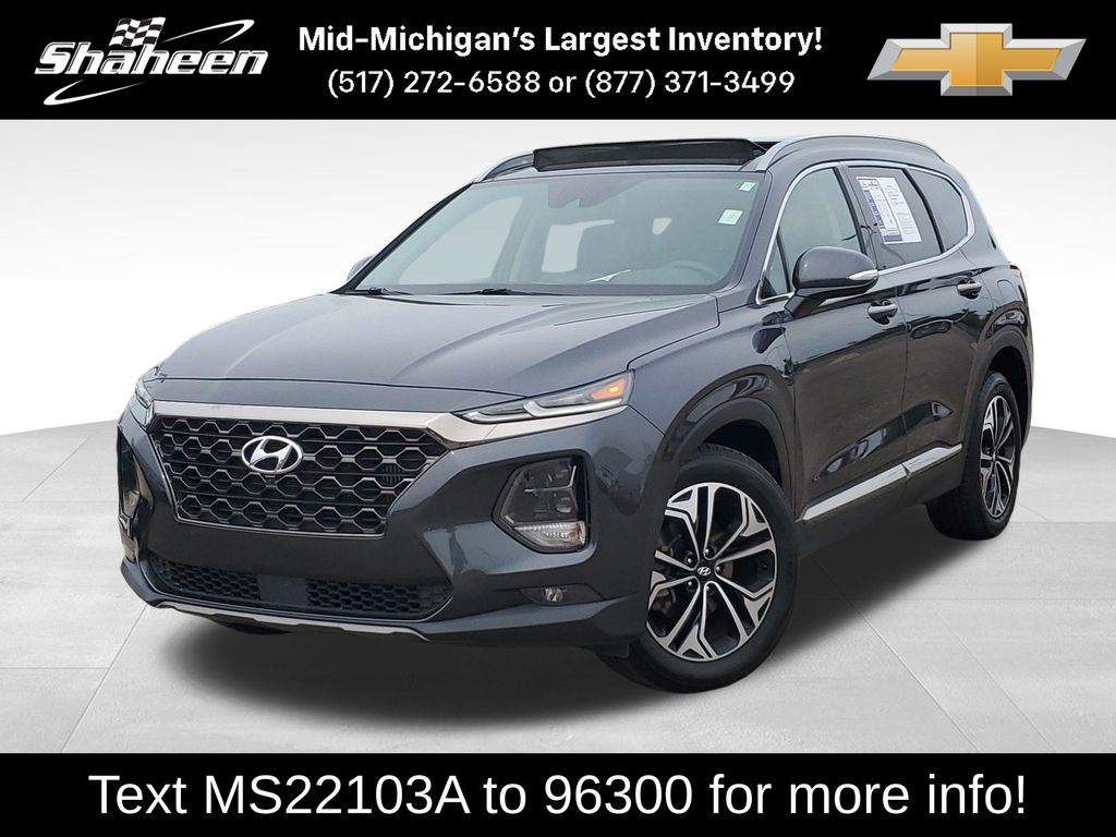 Portofino Gray 2020 Hyundai Santa Fe SUV / Crossover All-Wheel Drive 8-Speed Automatic