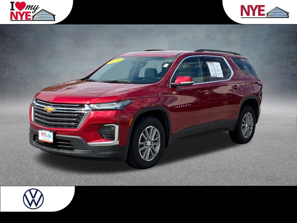 Radiant Red Tintcoat 2023 Chevrolet Traverse SUV / Crossover Four-Wheel Drive 9-Speed Automatic