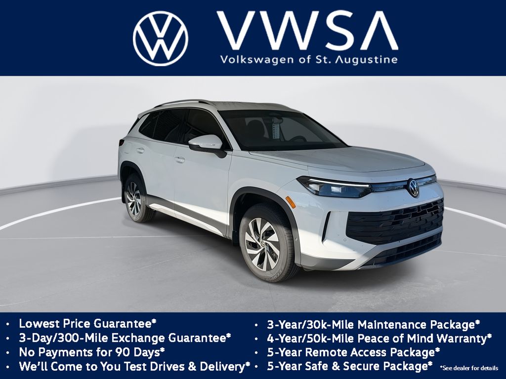 White 2026 Volkswagen Tiguan SUV / Crossover All-Wheel Drive 8-Speed Automatic