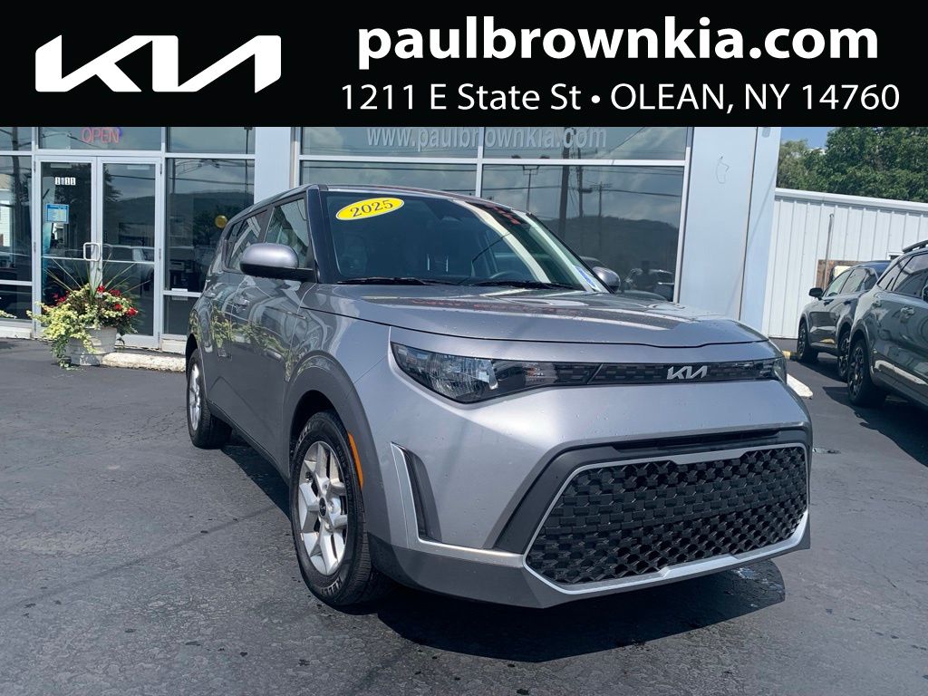 Steel Gray 2025 Kia Soul SUV / Crossover Front-Wheel Drive Continuously Variable Transmission