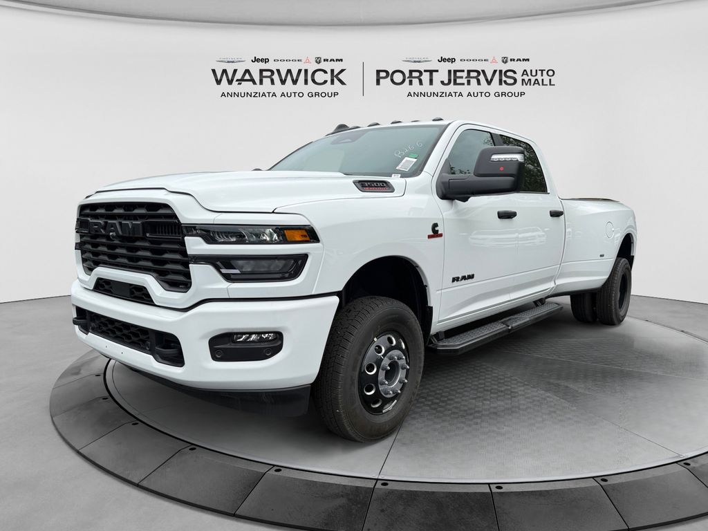 Bright White Clearcoat 2026 RAM 3500 Pickup Truck Four-Wheel Drive 8-Speed Automatic
