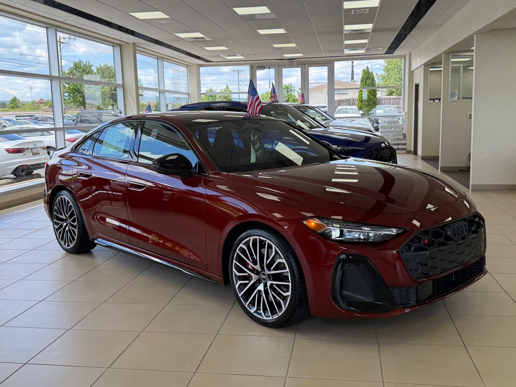Grenadine Red Metallic 2026 Audi S5 quattro Premium Plus TFSI Sedan All-Wheel Drive 7-Speed Automatic