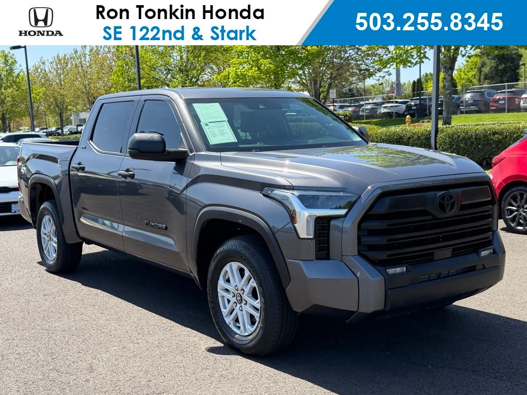 Magnetic Gray Metallic 2025 Toyota Tundra Pickup Truck Four-Wheel Drive Automatic