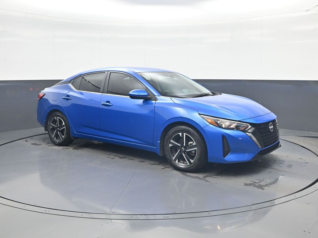 Electric Blue Metallic 2024 Nissan Sentra SV FWD Sedan Front-Wheel Drive Continuously Variable Transmission