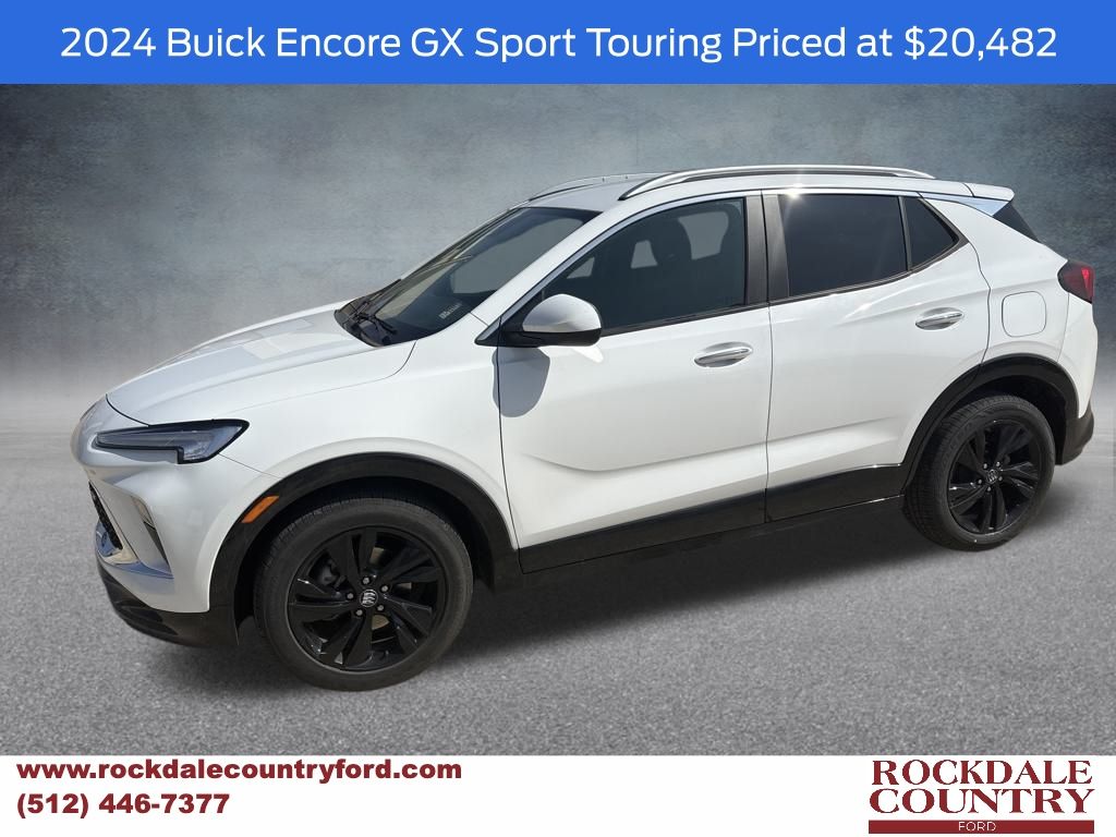 Summit White 2024 Buick Encore GX Sport Touring FWD SUV / Crossover Front-Wheel Drive Continuously Variable Transmission