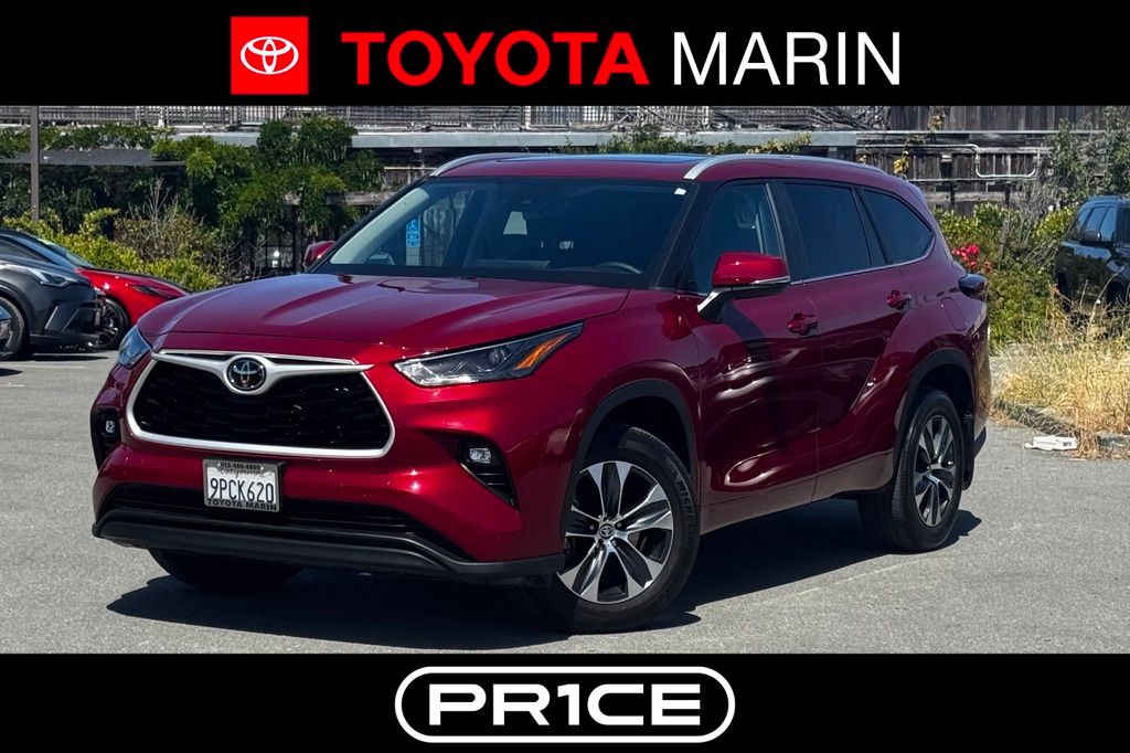 Red (Ruby Flare Pearl) 2024 Toyota Highlander SUV / Crossover All-Wheel Drive 8-Speed Automatic