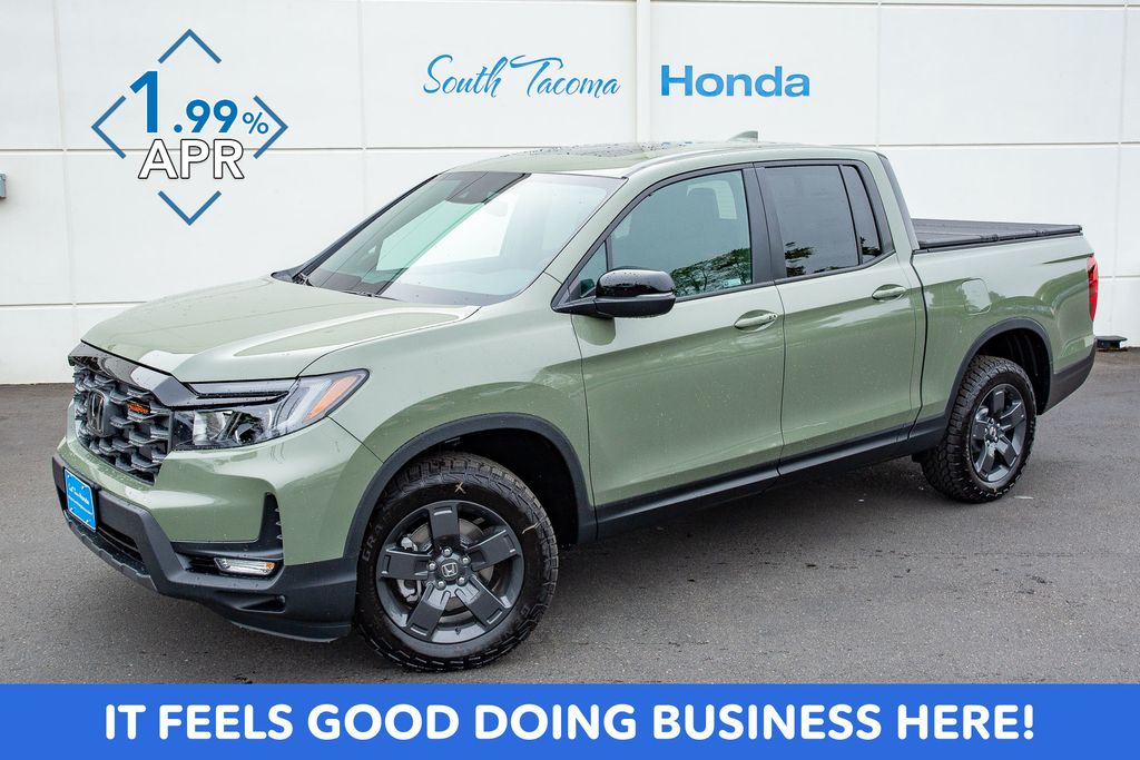 Ash Green Metallic 2026 Honda Ridgeline Pickup Truck All-Wheel Drive 9-Speed Automatic