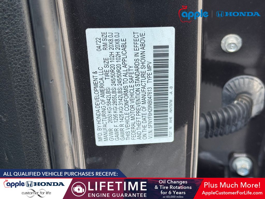 2022 Honda Pilot AWD Special Edition