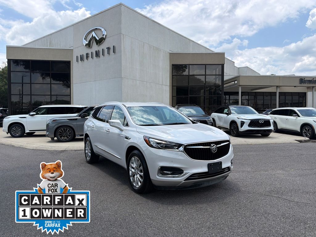 White Frost Tricoat 2018 Buick Enclave SUV / Crossover Front-Wheel Drive 9-Speed Automatic