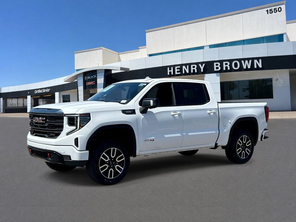 Summit White 2023 GMC Sierra 1500 Pickup Truck Four-Wheel Drive Automatic