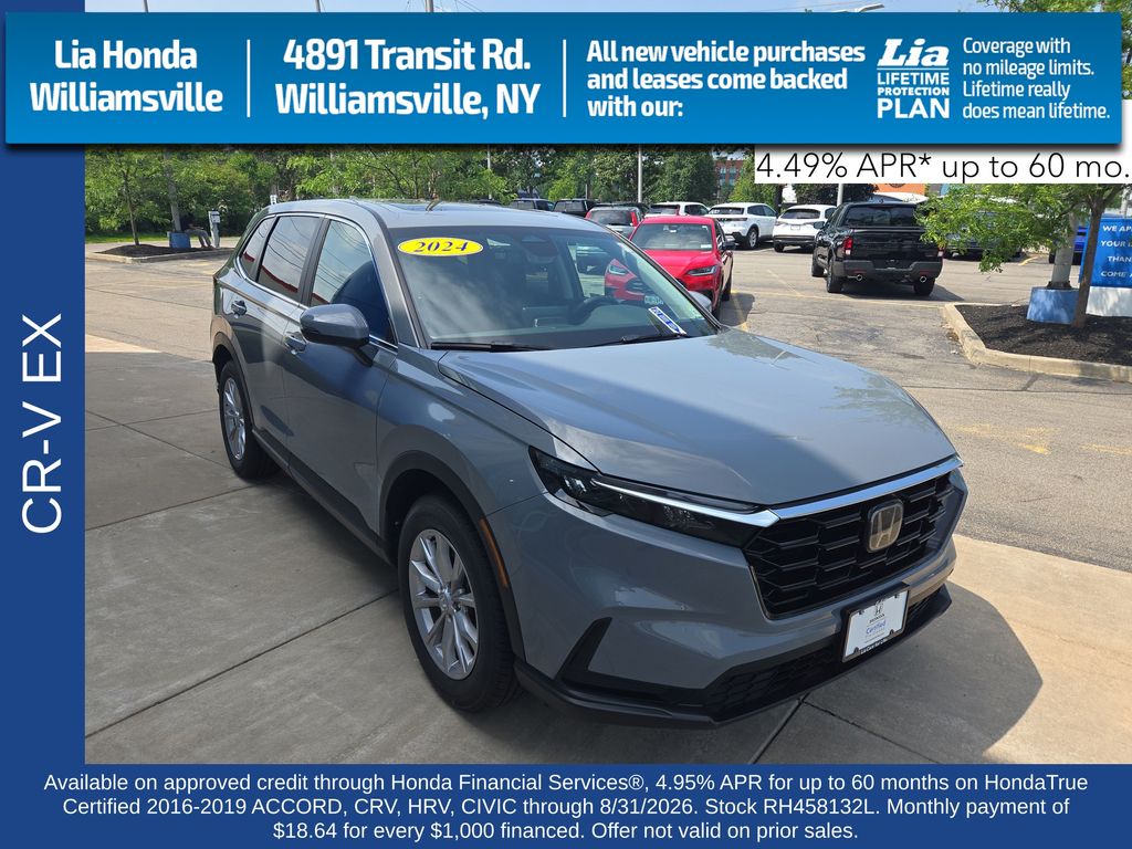 Urban Gray Pearl 2024 Honda CR-V SUV / Crossover All-Wheel Drive Continuously Variable Transmission