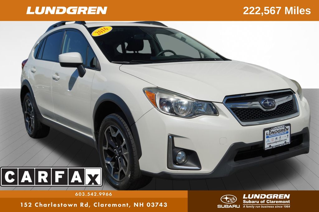 Crystal White Pearl 2016 Subaru Crosstrek SUV / Crossover All-Wheel Drive Continuously Variable Transmission