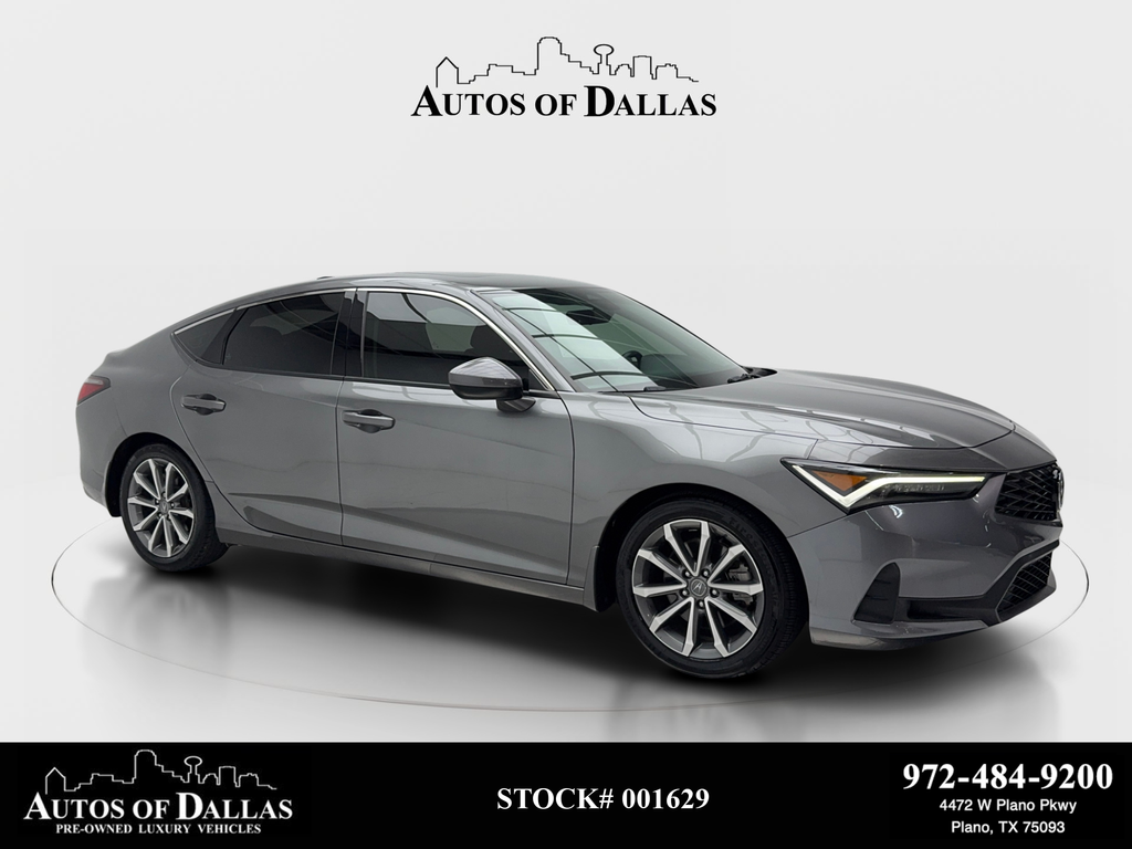Gray 2023 Acura Integra FWD Sedan Front-Wheel Drive Continuously Variable Transmission
