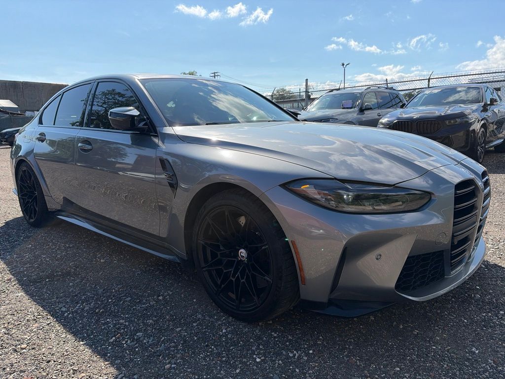 Skyscraper Gray Metallic 2023 BMW M3 Sedan All-Wheel Drive 8-Speed Automatic