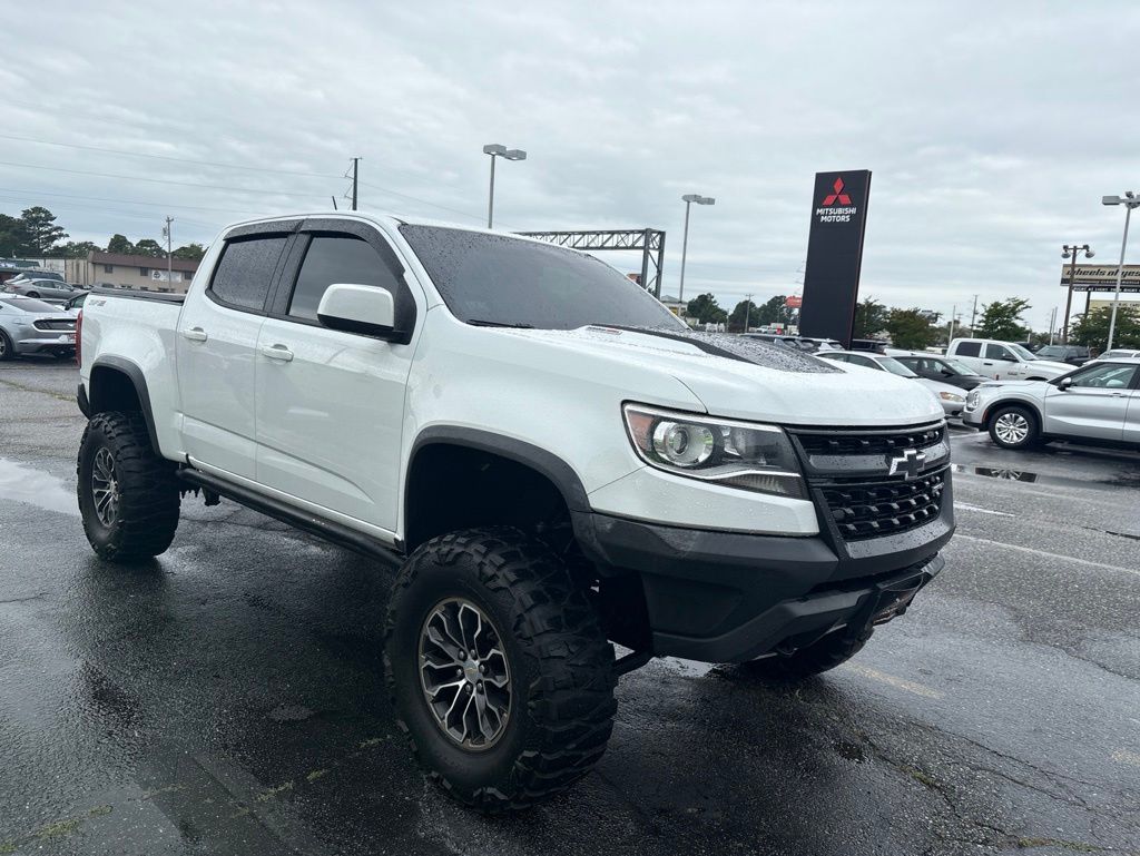 Summit White 2018 Chevrolet Colorado ZR2 Crew Cab 4WD Pickup Truck Four-Wheel Drive 6-Speed Automatic