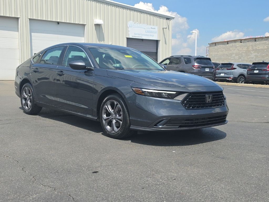 Meteorite Gray Metallic 2023 Honda Accord Sedan Front-Wheel Drive Continuously Variable Transmission
