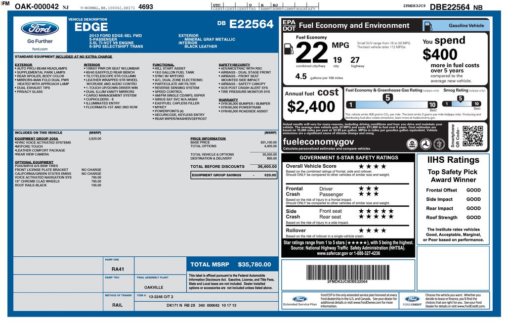 2013 Ford Edge SEL photo