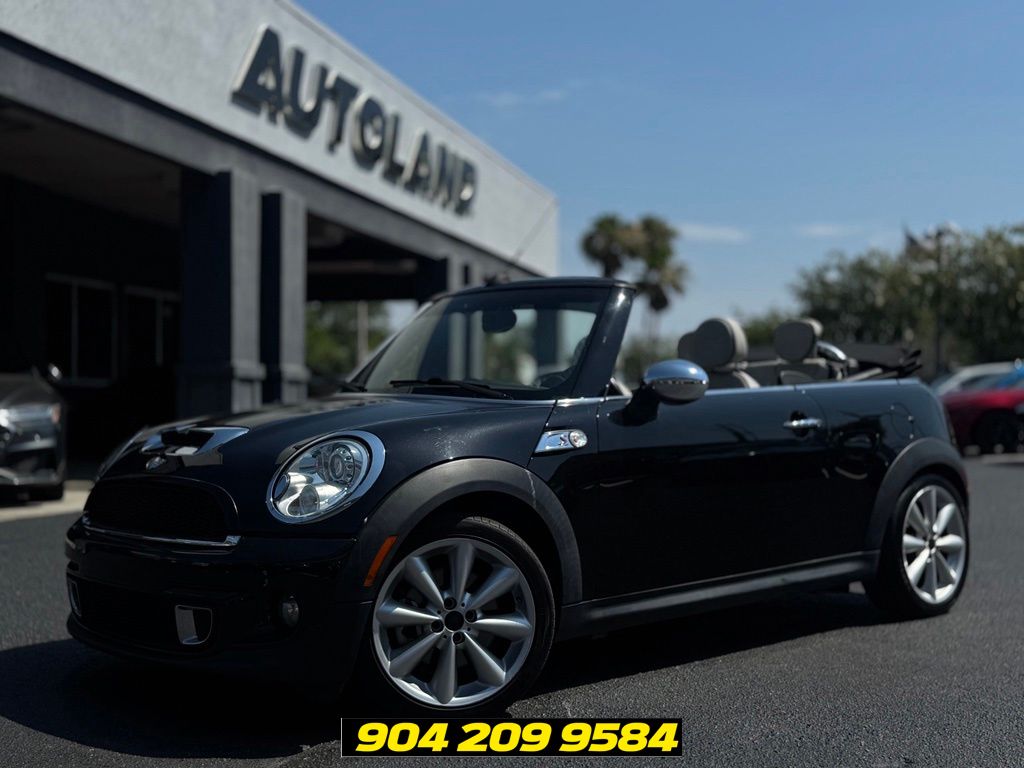 Midnight Black Metallic 2011 MINI Cooper S Convertible Convertible Front-Wheel Drive 6-Speed Automatic