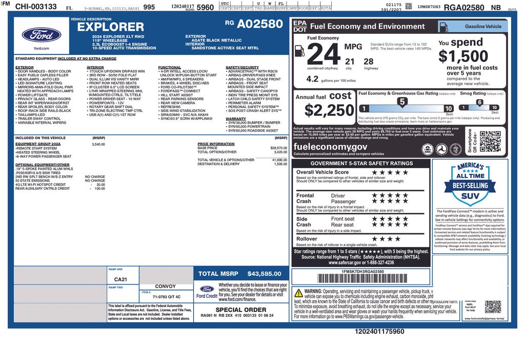 Certified Used 2024 Black Ford XLT image 8