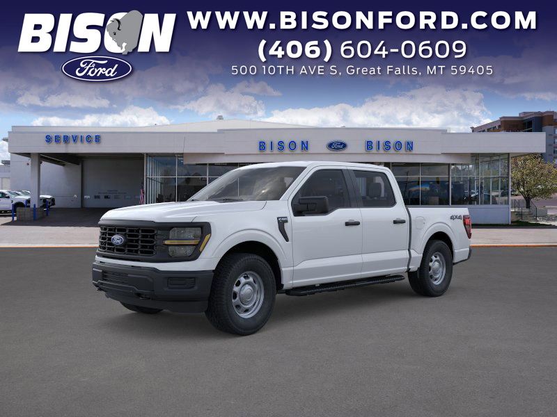 Oxford White 2026 Ford F-150 XL SuperCrew 4WD Pickup Truck Four-Wheel Drive Automatic