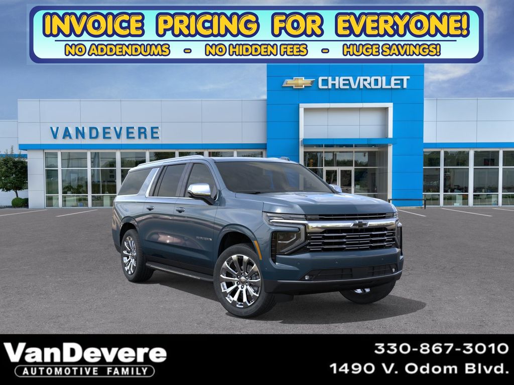 Lakeshore Blue Metallic 2026 Chevrolet Suburban SUV / Crossover Four-Wheel Drive