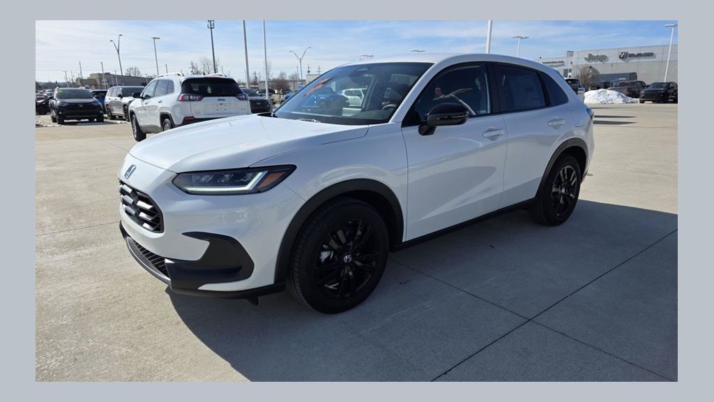 Platinum White Pearl 2026 Honda HR-V Sport AWD SUV / Crossover All-Wheel Drive Continuously Variable Transmission