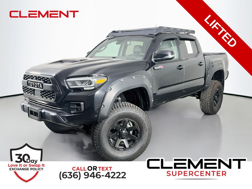 Midnight Black Metallic 2020 Toyota Tacoma Pickup Truck Four-Wheel Drive 6-Speed Manual