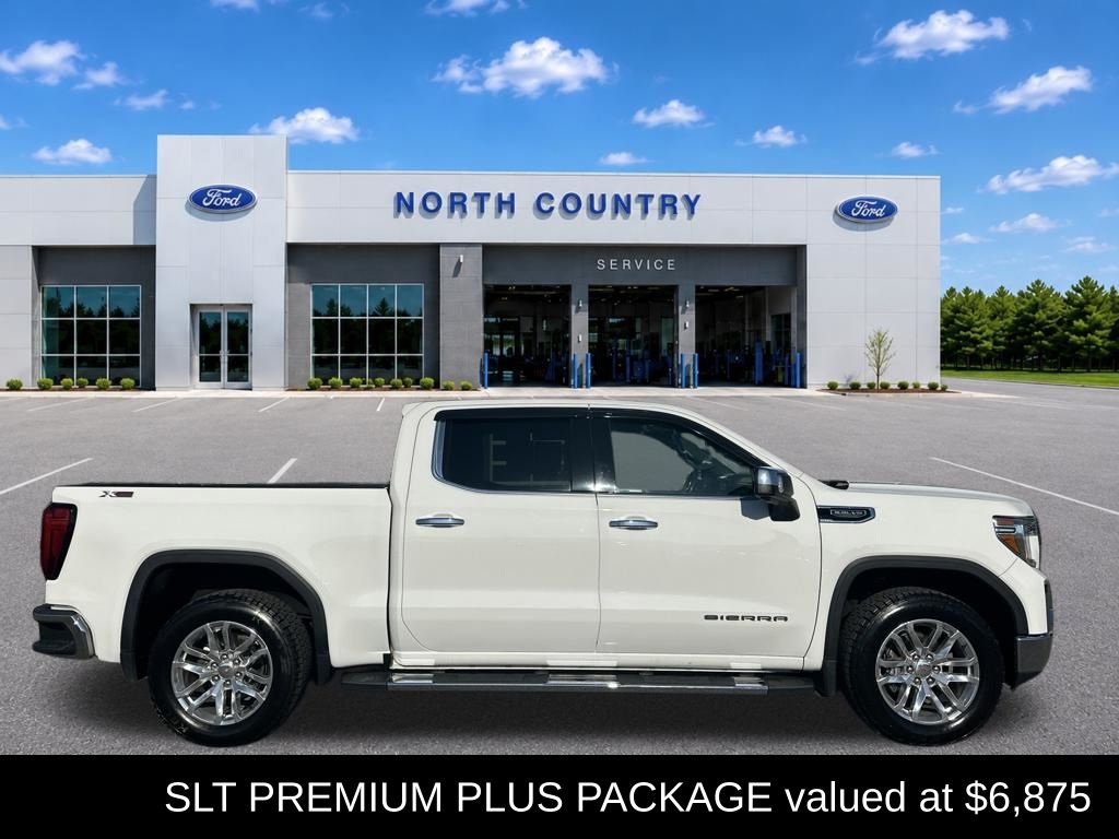 Summit White 2019 GMC Sierra 1500 Pickup Truck Four-Wheel Drive 8-Speed Automatic