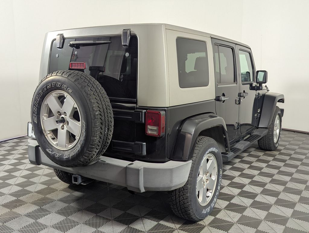 2007 Black Jeep Wrangler Unlimited Sahara 4X4 SUV