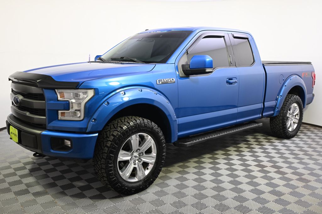Used 2015 Blue Ford Lariat image 2