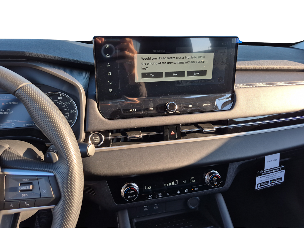2026 Mitsubishi Outlander ES Black at Big Star Chrysler Jeep Dodge Ram 