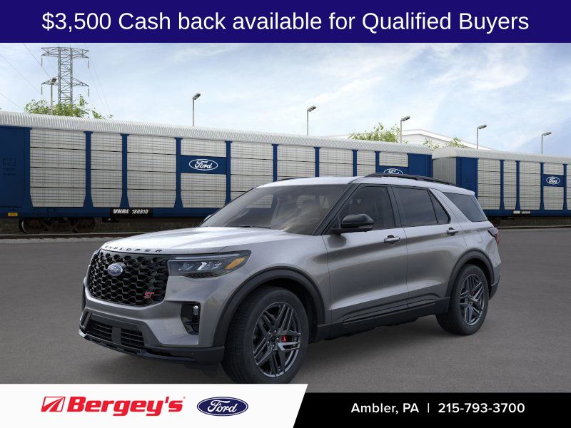 Carbonized Gray Metallic 2026 Ford Explorer ST AWD SUV / Crossover All-Wheel Drive Automatic