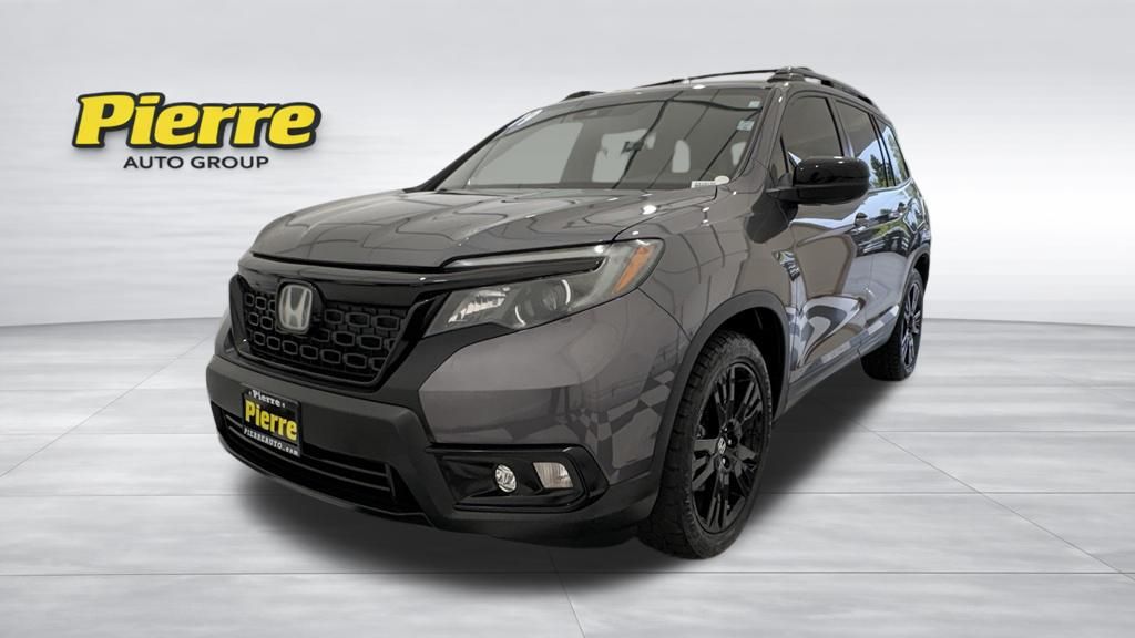 Black 2019 Honda Passport SUV / Crossover Front-Wheel Drive 9-Speed Automatic