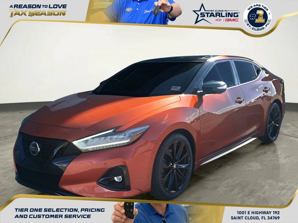 Sunset Drift Chromaflair 2021 Nissan Maxima SR FWD Sedan Front-Wheel Drive Continuously Variable Transmission