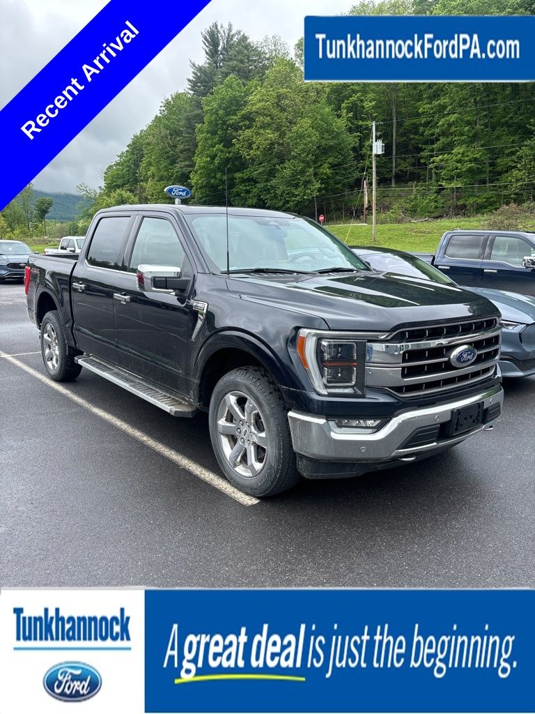 Antimatter Blue Metallic 2022 Ford F-150 Pickup Truck Four-Wheel Drive Automatic
