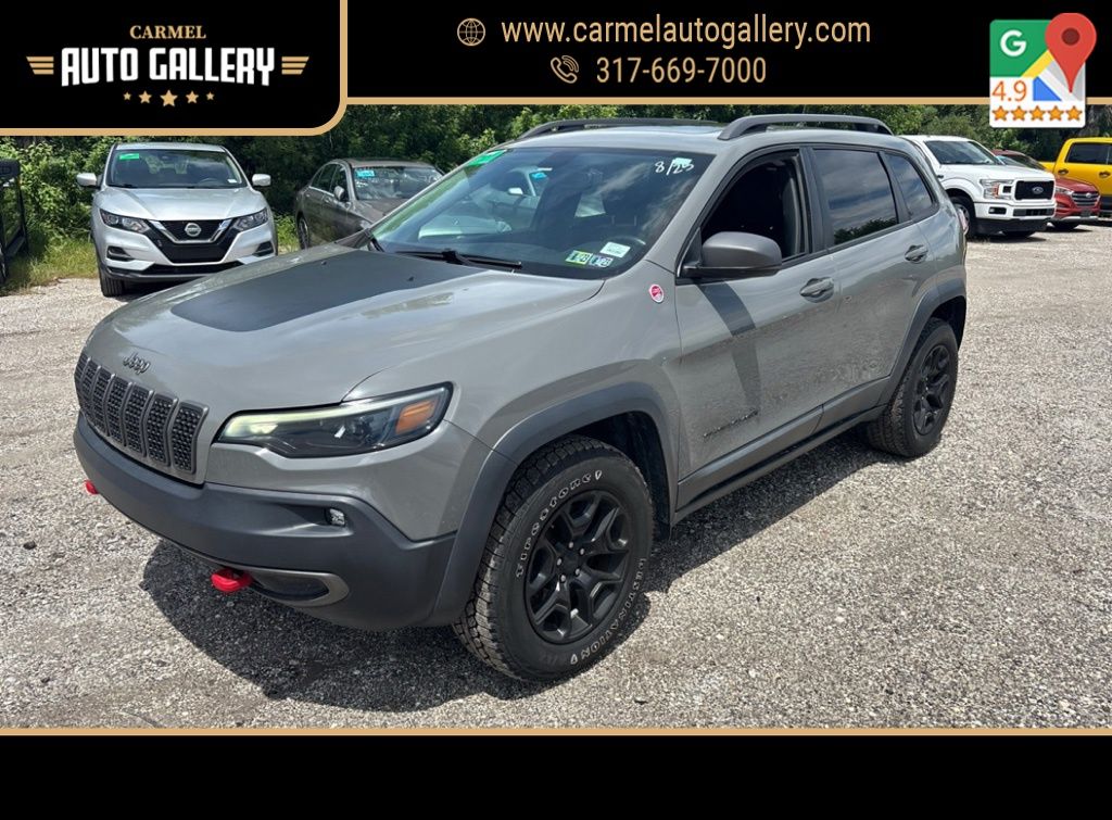 Sting-Gray Clearcoat 2019 Jeep Cherokee SUV / Crossover Four-Wheel Drive 9-Speed Automatic