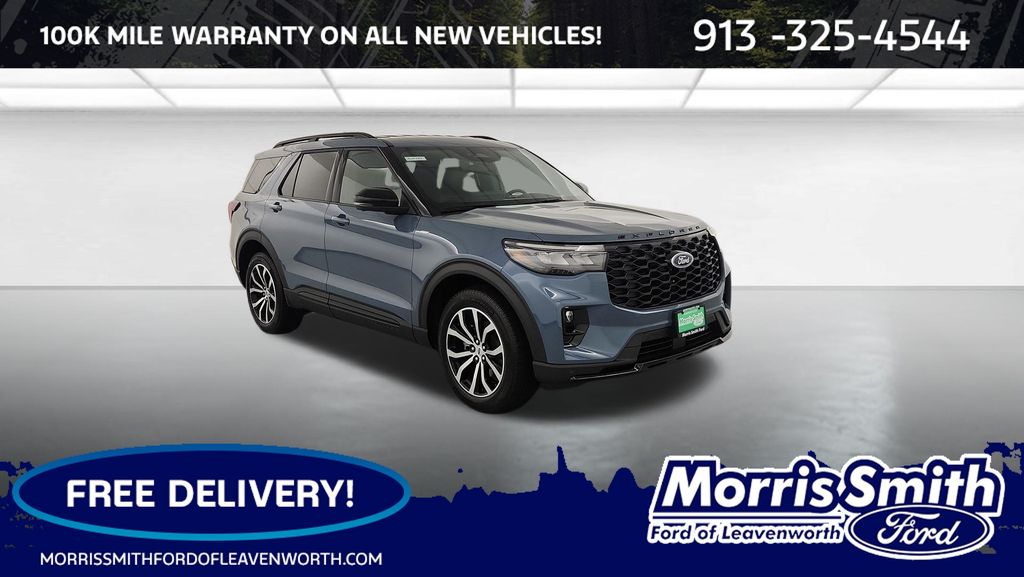 Vapor Blue Metallic 2026 Ford Explorer ST-Line AWD SUV / Crossover All-Wheel Drive Automatic