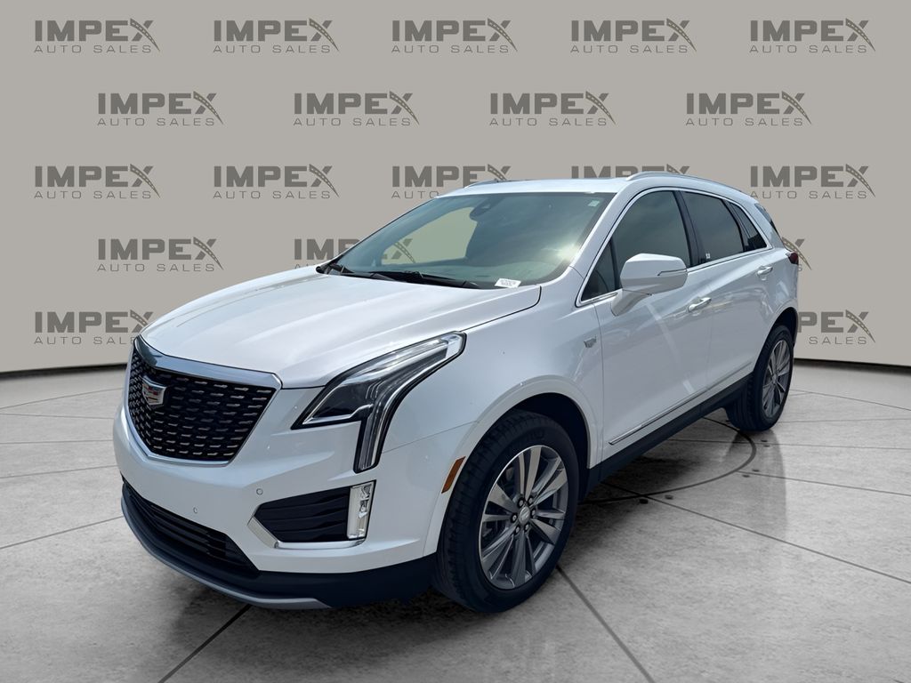 Crystal White Tricoat 2025 Cadillac XT5 Premium Luxury FWD SUV / Crossover Front-Wheel Drive 9-Speed Automatic