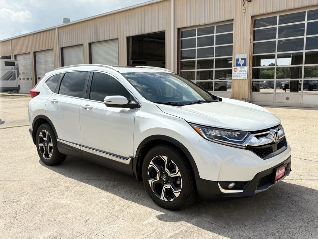 2019 Honda CR-V Touring White at Emmons Autoplex