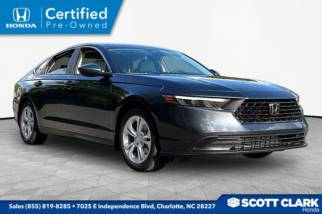 Meteorite Gray Metallic 2025 Honda Accord LX FWD Sedan Front-Wheel Drive Continuously Variable Transmission