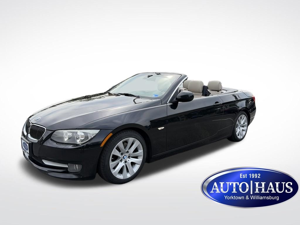 Black Sapphire Metallic 2012 BMW 3 Series Convertible Rear-Wheel Drive 6-Speed Automatic
