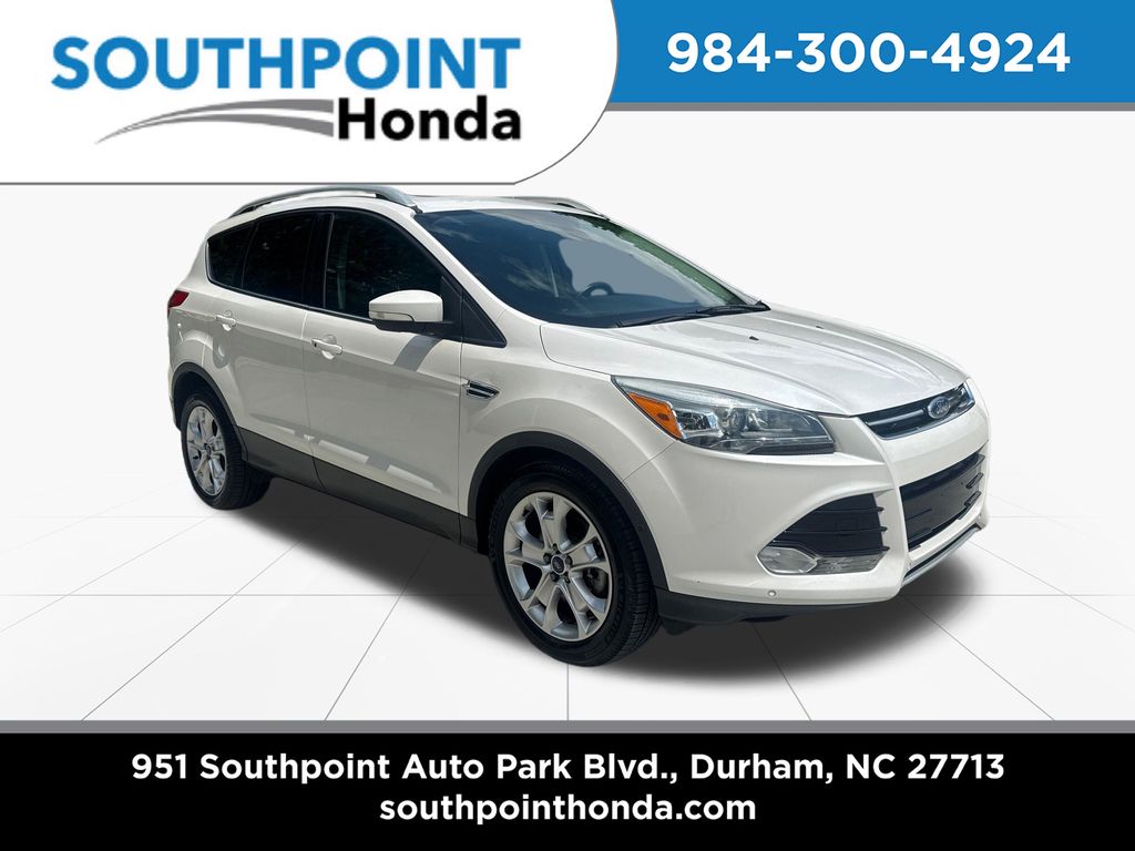 White Platinum Clearcoat Metallic 2015 Ford Escape SUV / Crossover All-Wheel Drive 6-Speed Automatic
