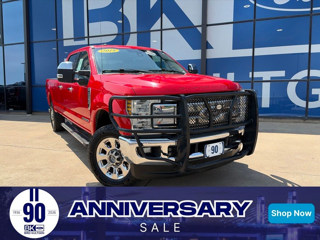 Race Red 2018 Ford F-350 Super Duty Pickup Truck Four-Wheel Drive 6-Speed Automatic