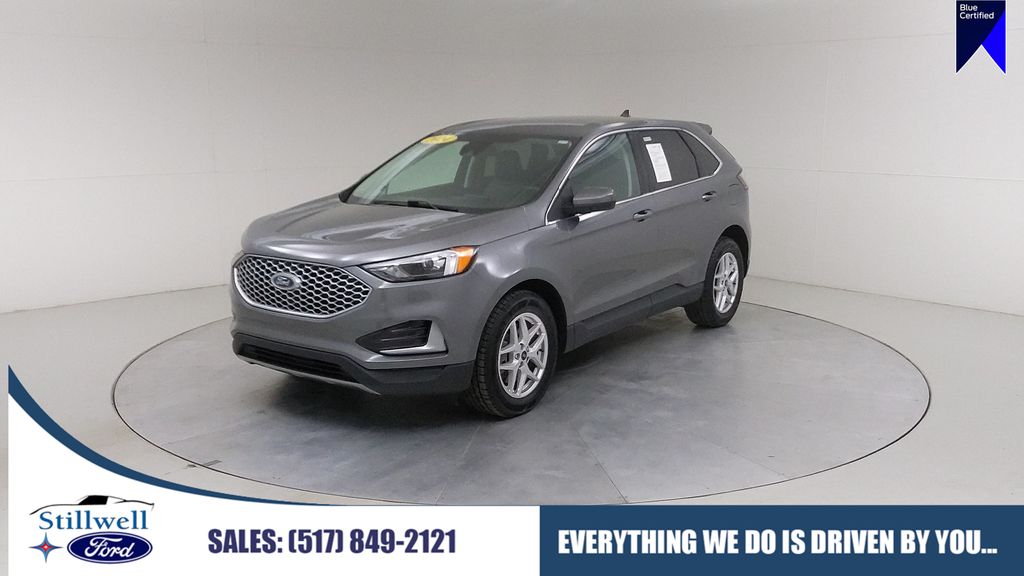 Gray Metallic 2024 Ford Edge SUV / Crossover All-Wheel Drive 8-Speed Automatic
