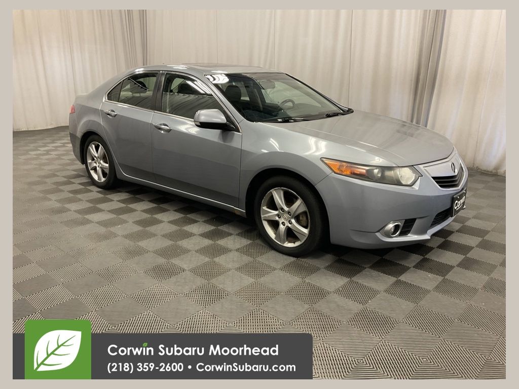 Forged Silver Metallic 2011 Acura TSX Sedan Front-Wheel Drive 5-Speed Automatic