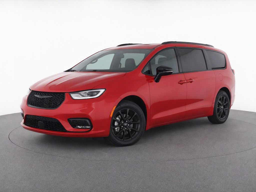 2025 Chrysler Pacifica Limited Red at Klick Lewis Buick Chevrolet